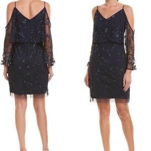 NEW Adrianna Papell shorty beaded dress